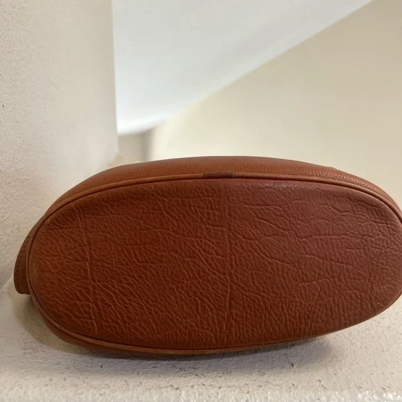 COACH Duffle Bag Brown Vintage Crossbody Shoulder Bag Pebble Leather Made In USA - Picture 6 of 15